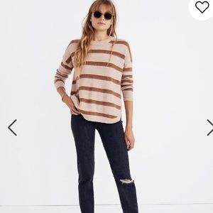 Madewell Westlake Cozy Striped Pullover Sweater